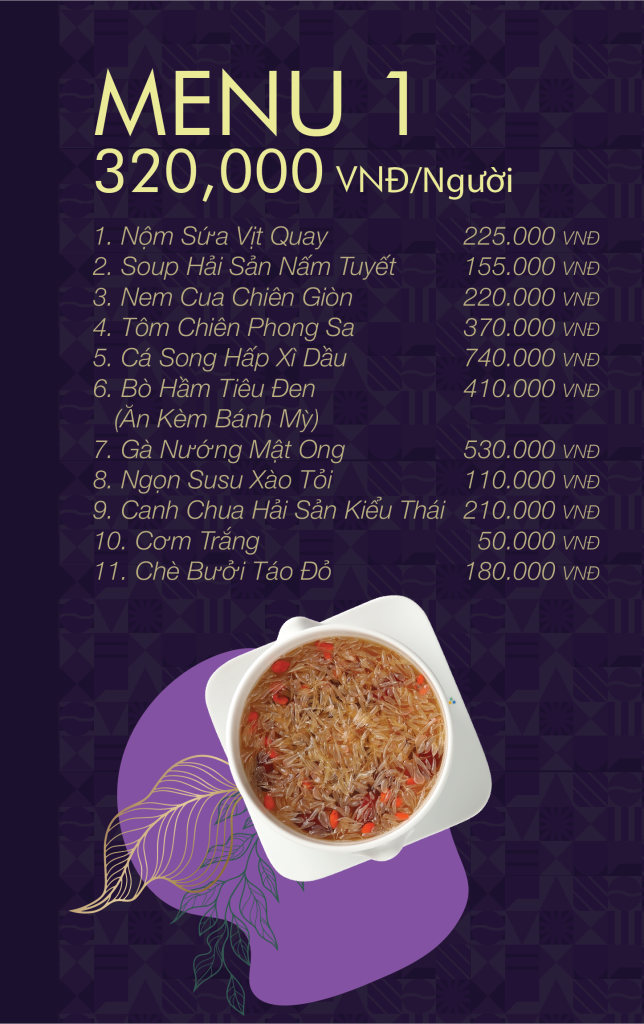Set menu 1